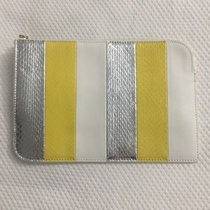 DVF medium zip clutch  NWT